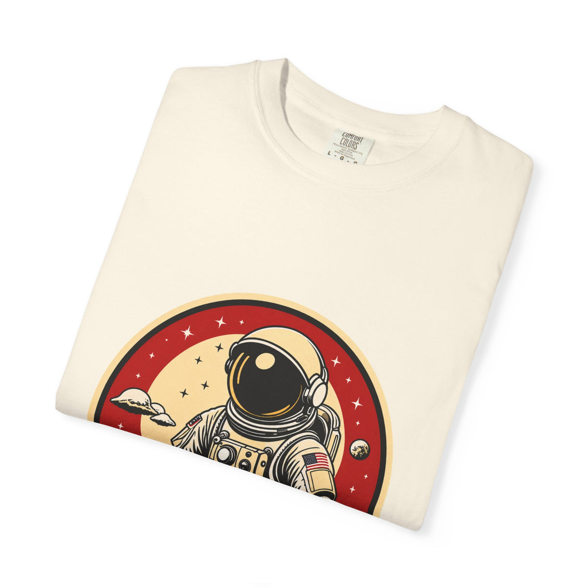 Retro Astronaut Badge T-Shirt Graphic