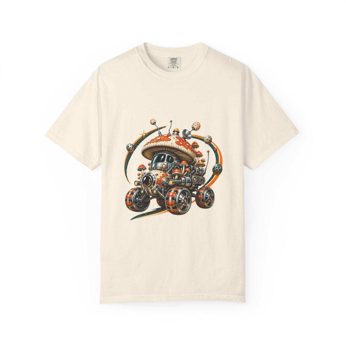Mushroom Rover Retrofuturist T-Shirt Graphic
