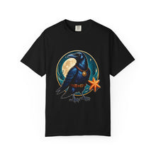 Moonlit Raven Starfish Crest T-Shirt Graphic