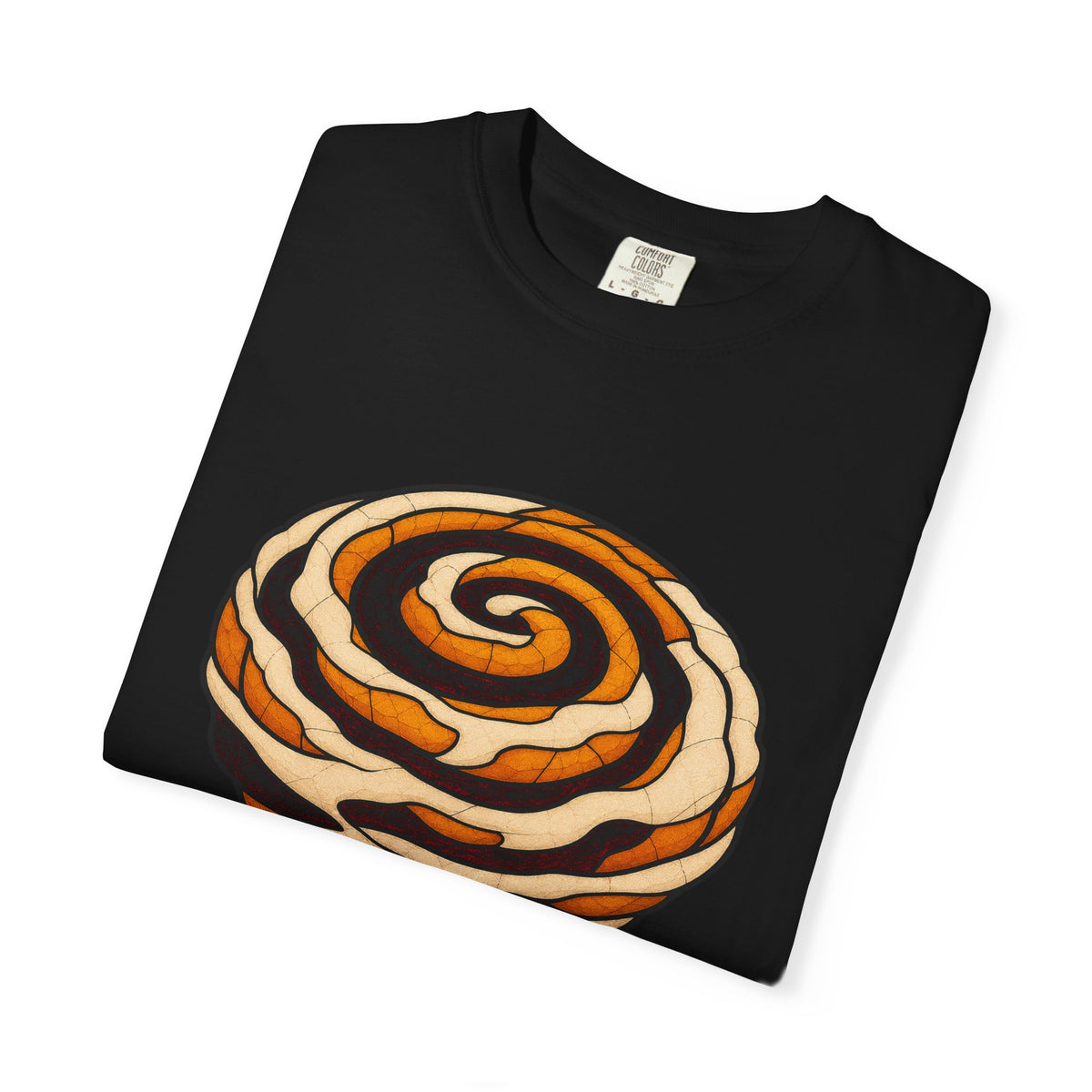 Cinnamon Roll Cyclone Stained Glass Adventure Graphic Tee