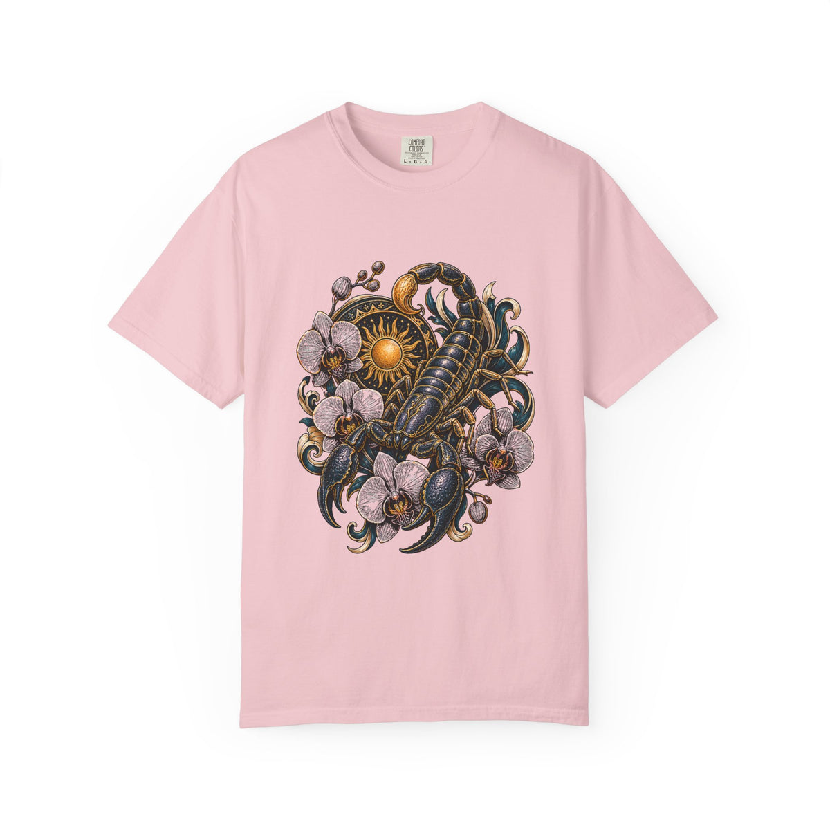 Solar Orchid Scorpion Graphic Tee