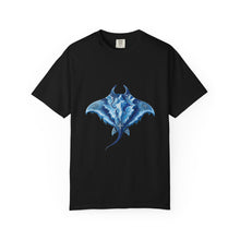 Cool Blue Glacier Manta Cartographer T-Shirt Graphic