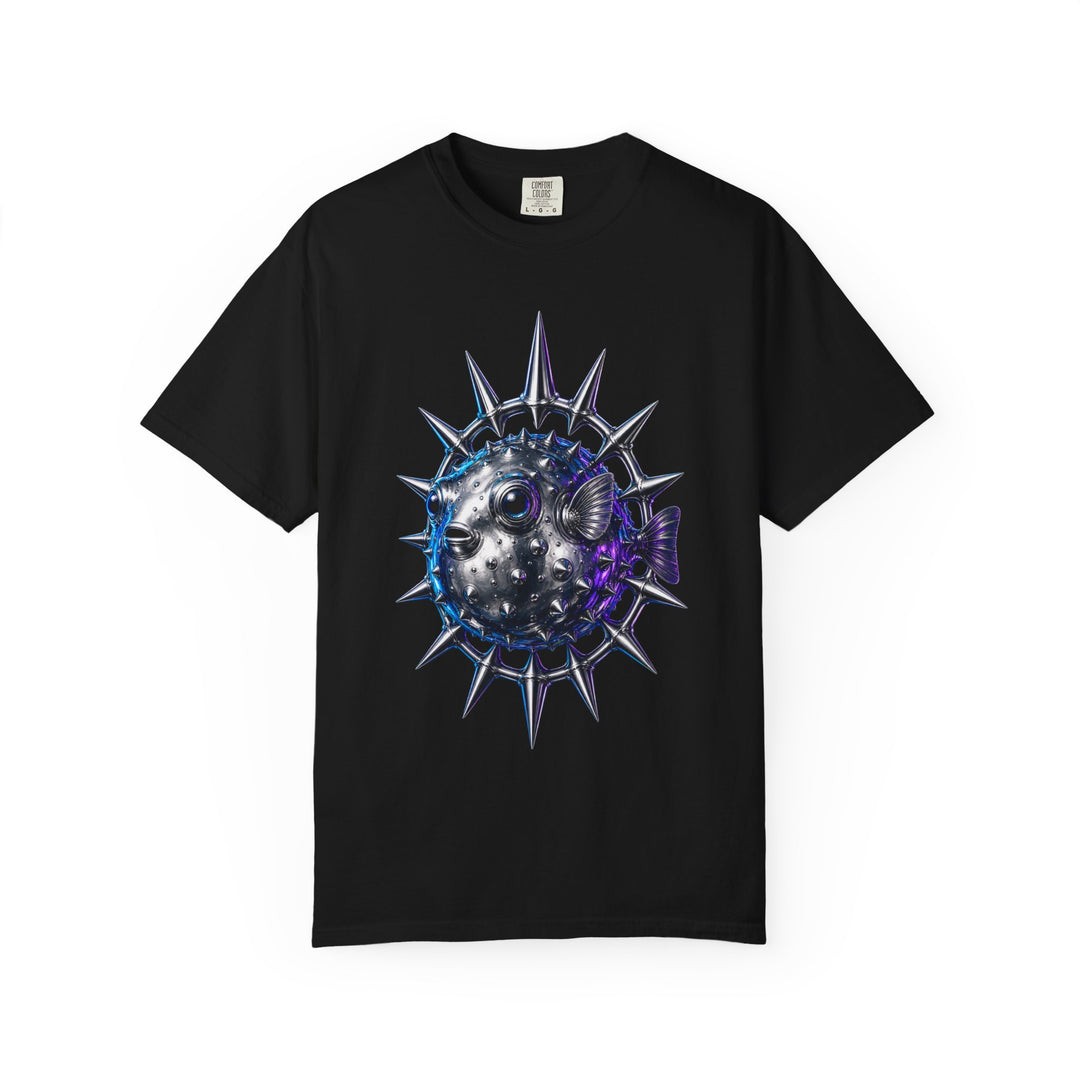 Mercury Pufferfish Spiked Halo Graphic Tee