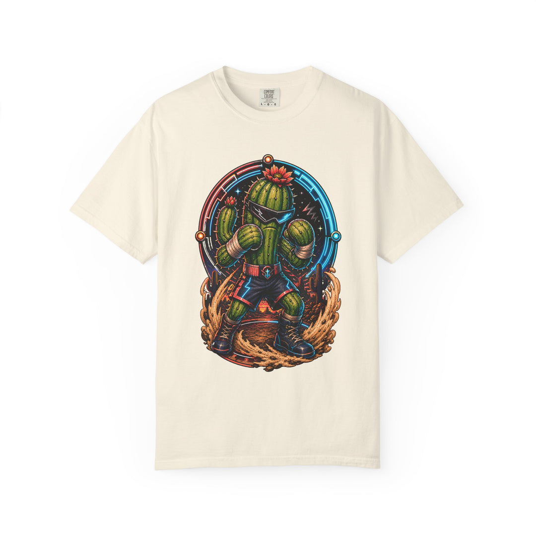 Cyber Cactus Boxer T-Shirt Graphic