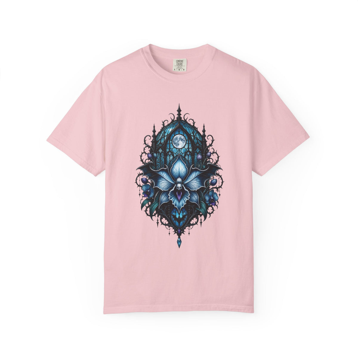 Gothic Bat Orchid Greenhouse T-Shirt Graphic
