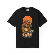 Papaya Plaid Pangolin Traveler Graphic Tee