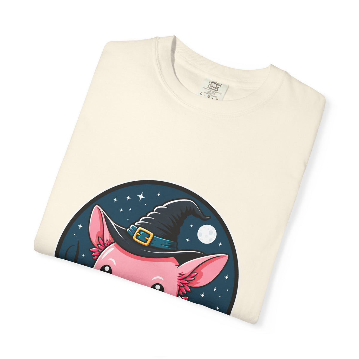 Witch Axolotl Badge T-Shirt Graphic