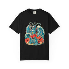Y2K Surfcore Glass Lobster Lifeguard T-Shirt Graphic