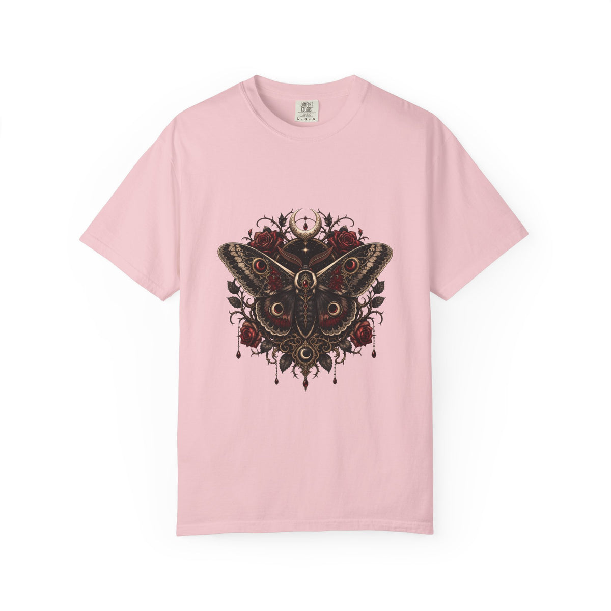 Gothic Moth Oracle T-Shirt Graphic