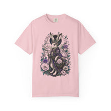 Lunar Hare Botanical Fantasy T-Shirt Graphic
