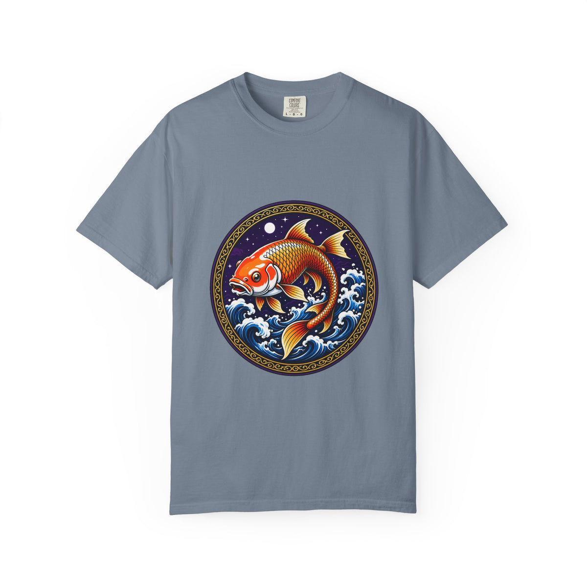 Koi Wave Emblem T-Shirt Graphic