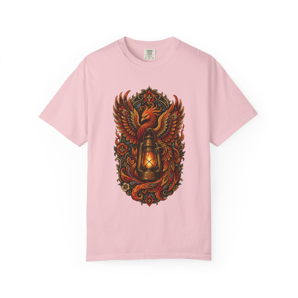 Folk Firebird Lantern T-Shirt Graphic