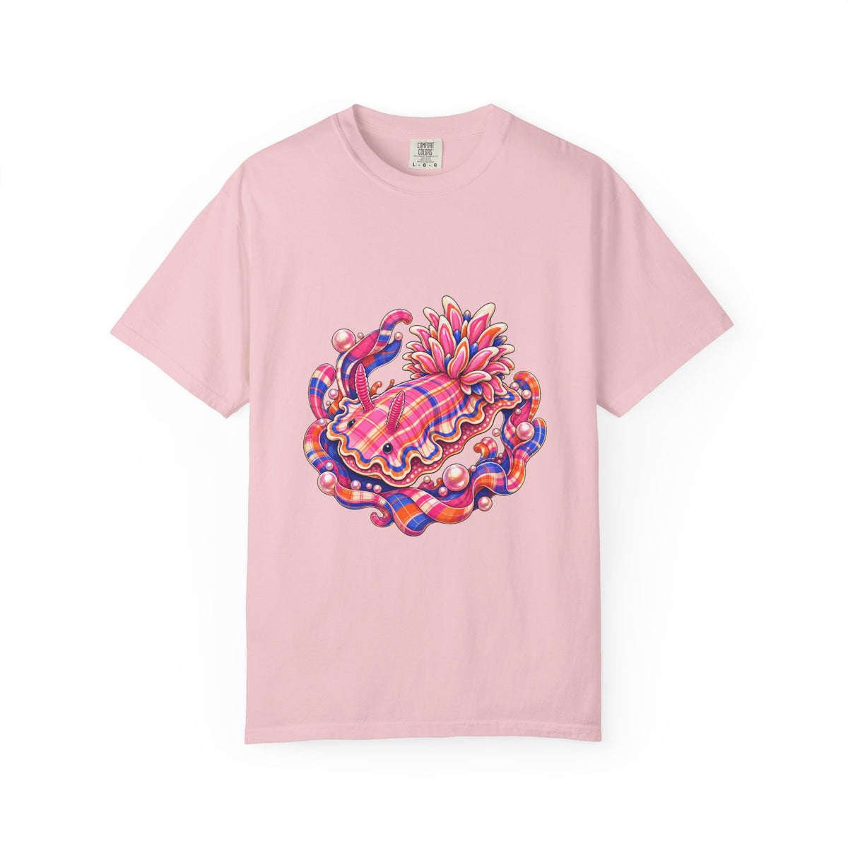 Candy Plaid Sea Slug Graphic Tee