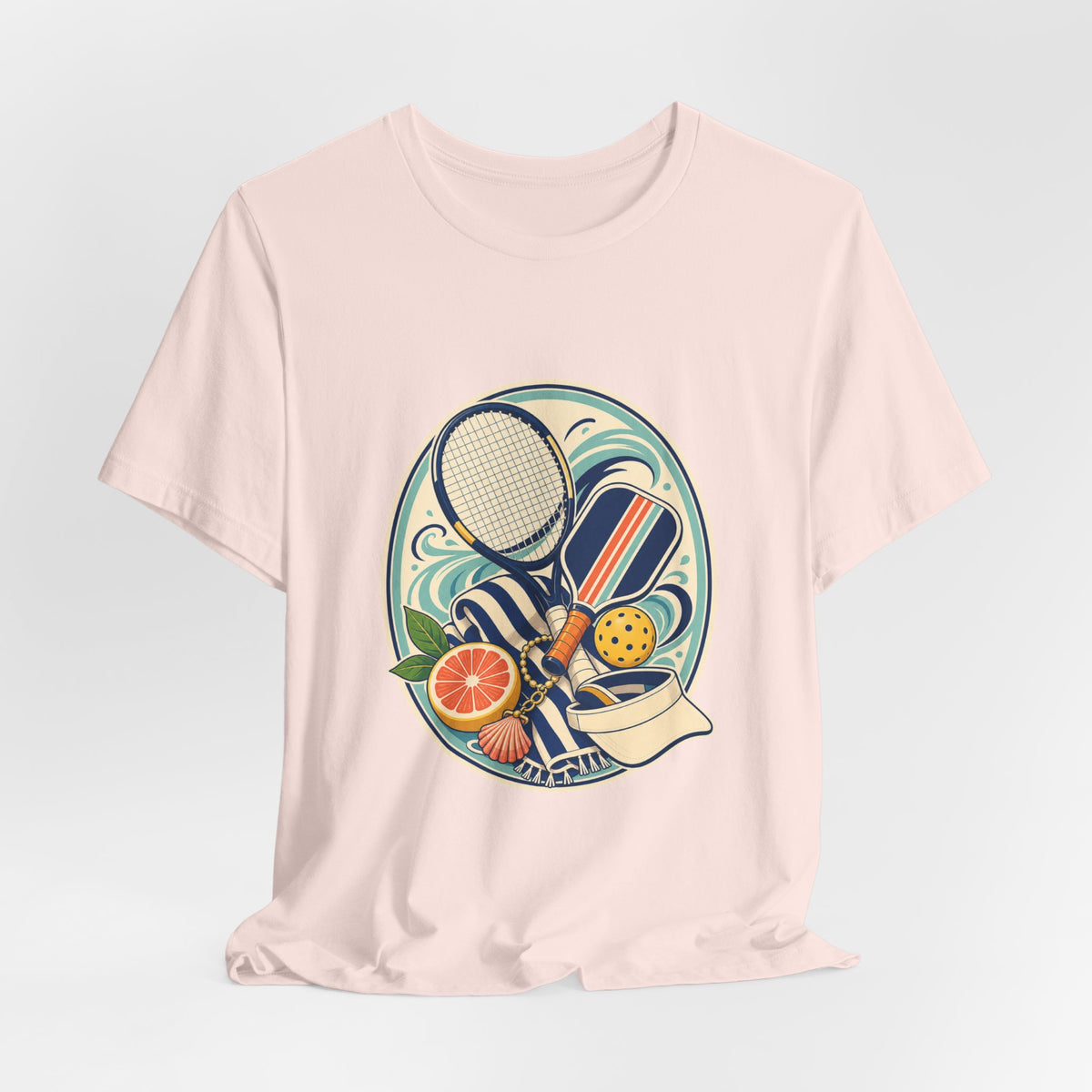 Coastal Courtside Badge T-Shirt Graphic