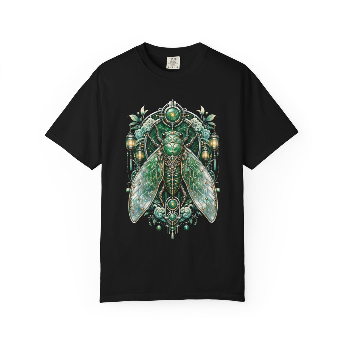 Cyber Jade Cicada Graphic Tee