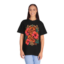 Psychedelic Hibiscus Lava Serpent T-Shirt Graphic