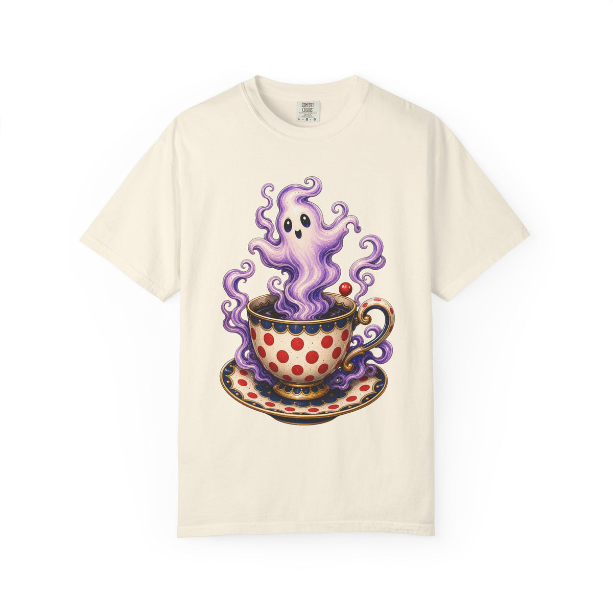 Polka Dot Phantom Teacup Graphic Tee
