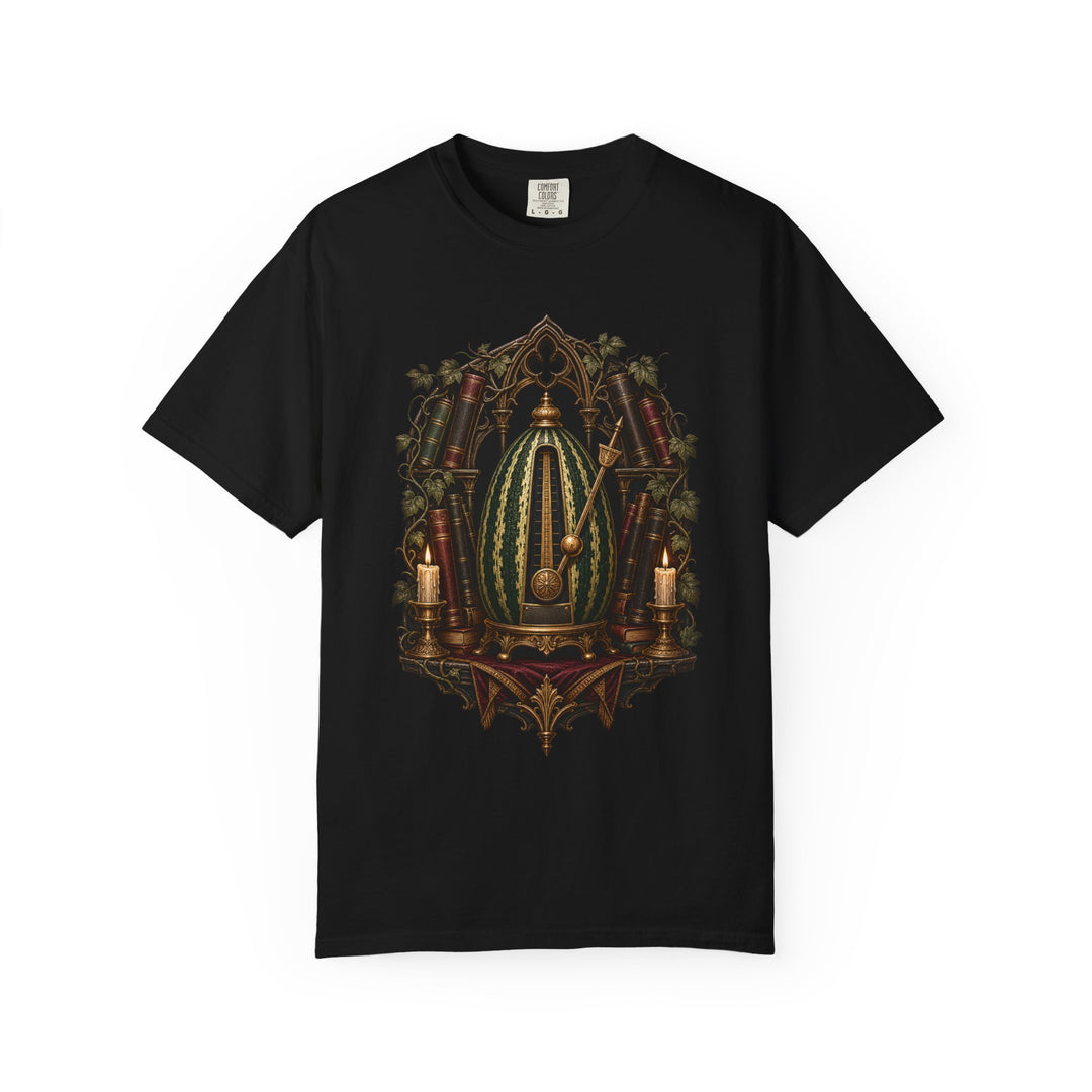 Gothic Library Melon Metronome T-Shirt Graphic