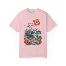 Hibiscus Surf Kite Heron T-Shirt Graphic