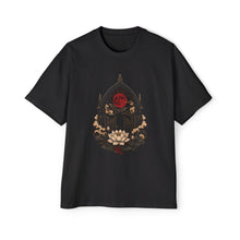 Blood Moon Lotus Gate Heavy Oversized Gothic Tee