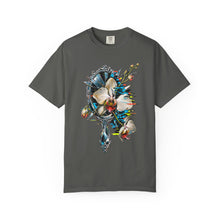 Glitchy Glam Orchid Mirror T-Shirt Graphic