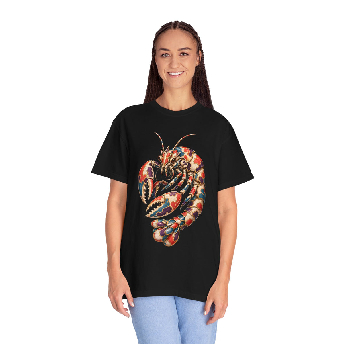 Harlequin Shrimp Porcelain Armor Graphic Tee
