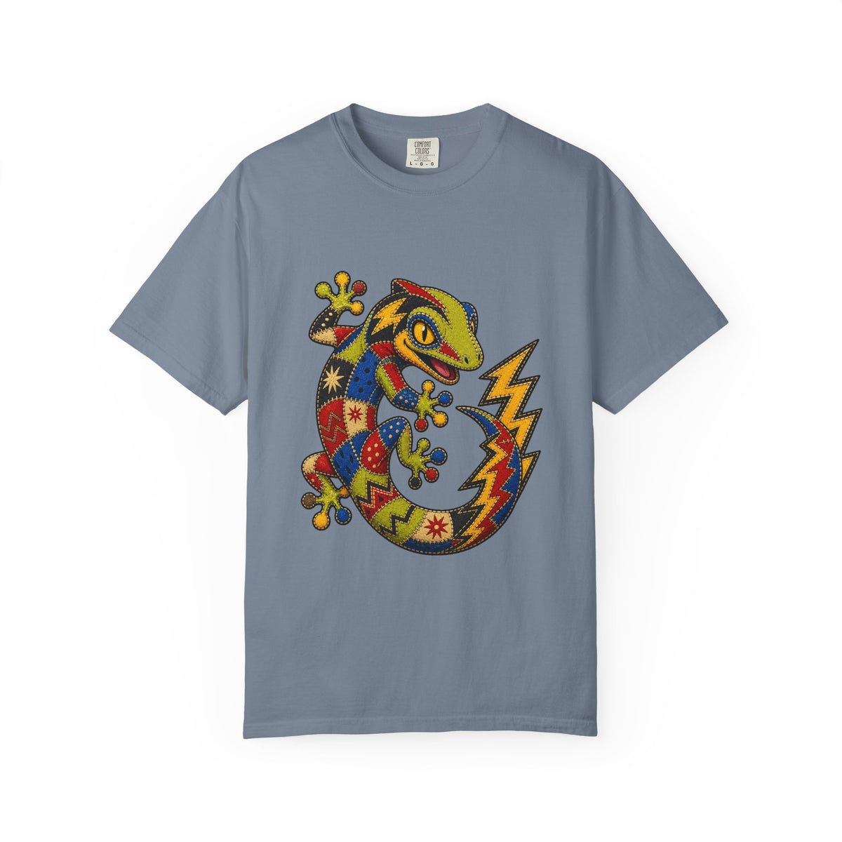 Patchwork Thunder Gecko Graphic Tee
