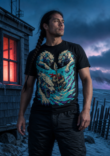 Blizzard Hunt VHS Horror Graphic Tee