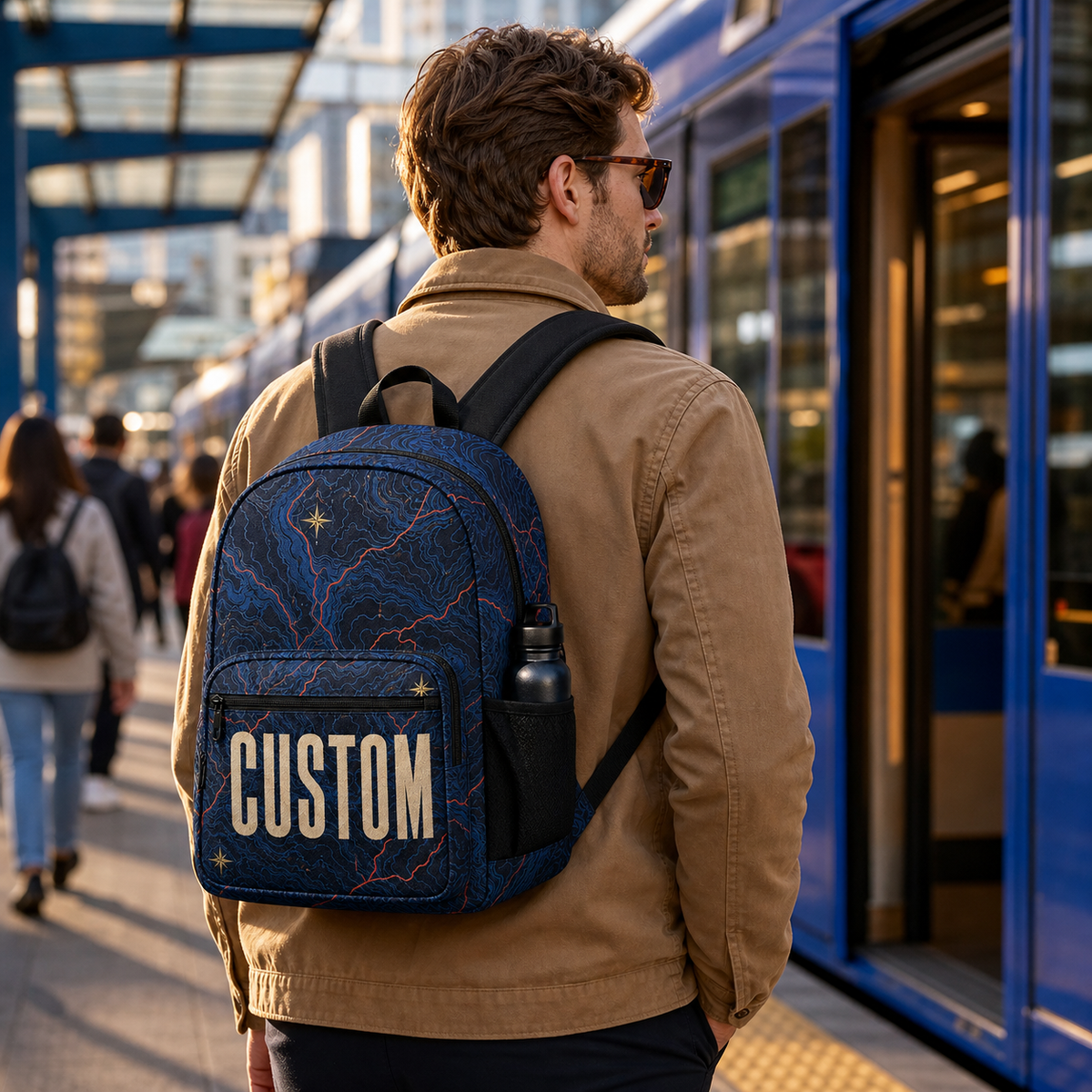 Custom All-Over Backpack — Made From Your Idea