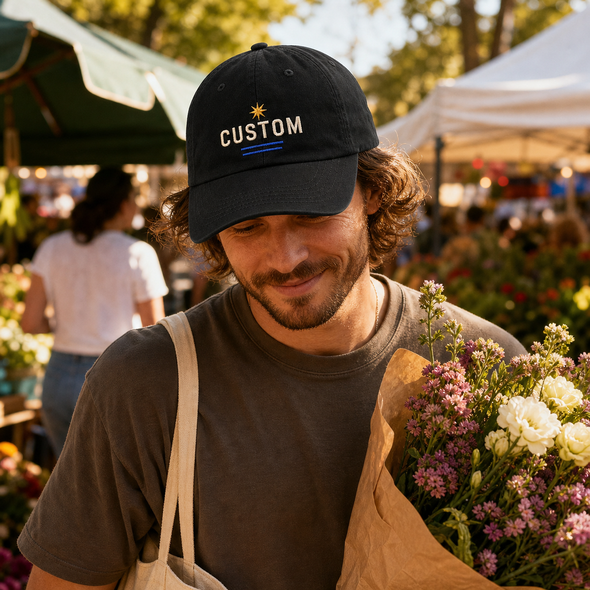 Custom Embroidered Dad Cap — Made From Your Idea