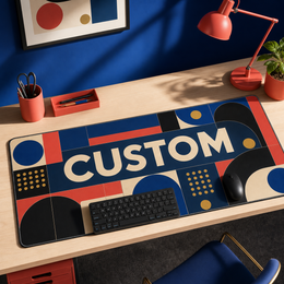 Custom desk mat with CUSTOM artwork