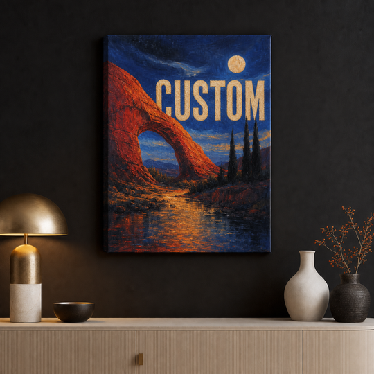 Custom Gallery-Wrap Canvas — Made From Your Idea
