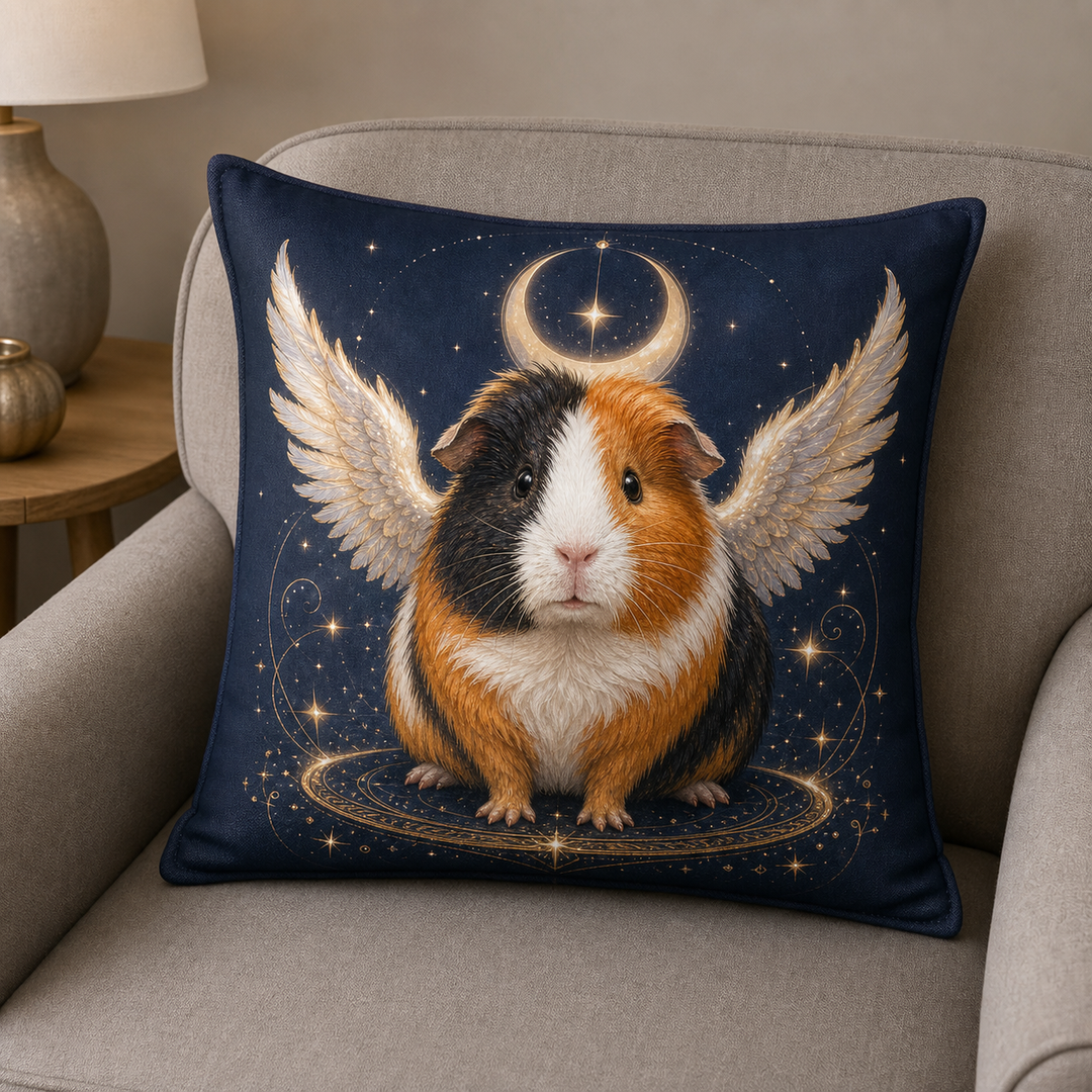 Custom Guinea Pig Mythic Familiar Square Pillow