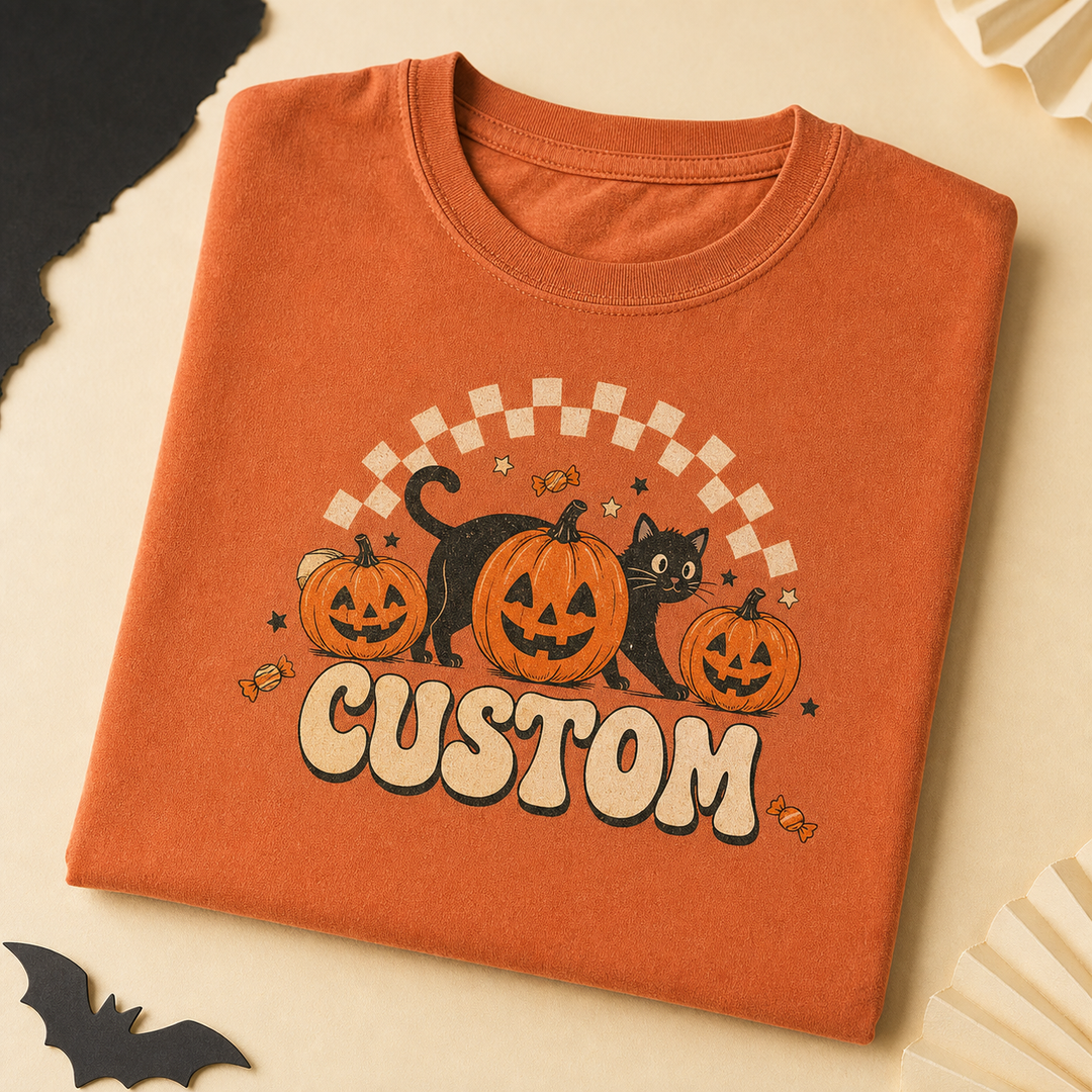 Custom Halloween Comfort Colors 1717 T-Shirt — Made From Your Idea