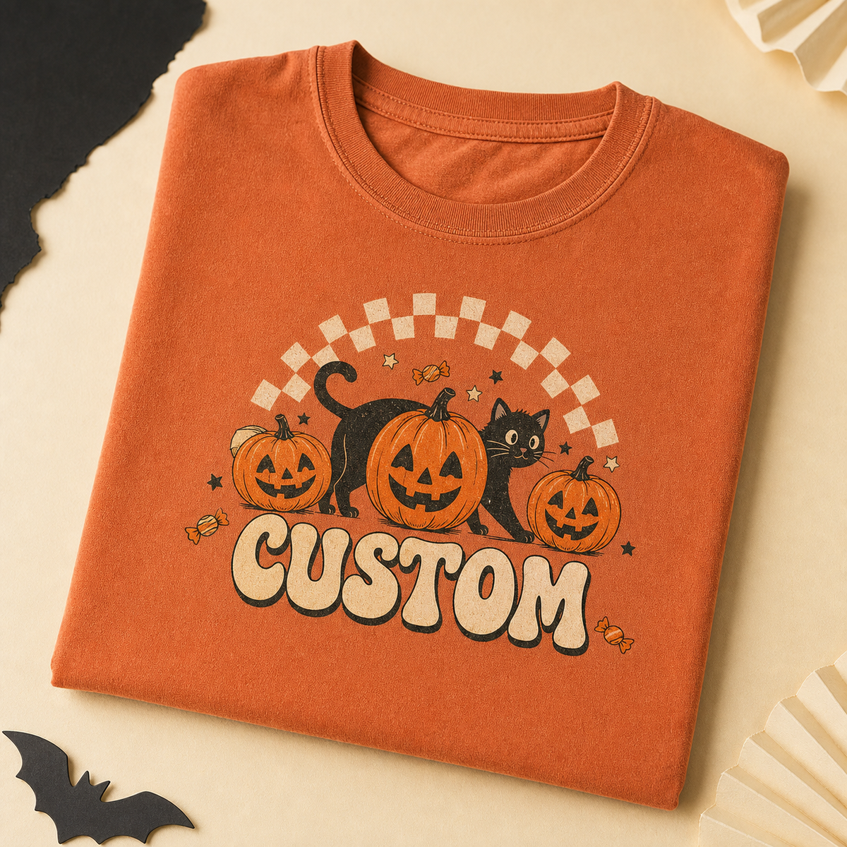 Custom Halloween Comfort Colors 1717 T-Shirt — Made From Your Idea