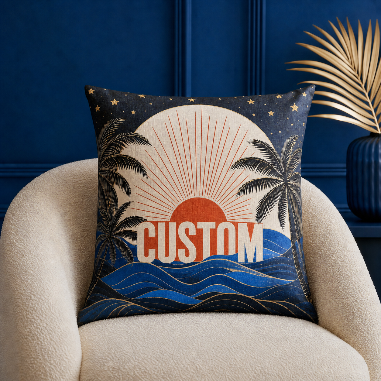 Custom Square Pillow — Made From Your Idea example artwork