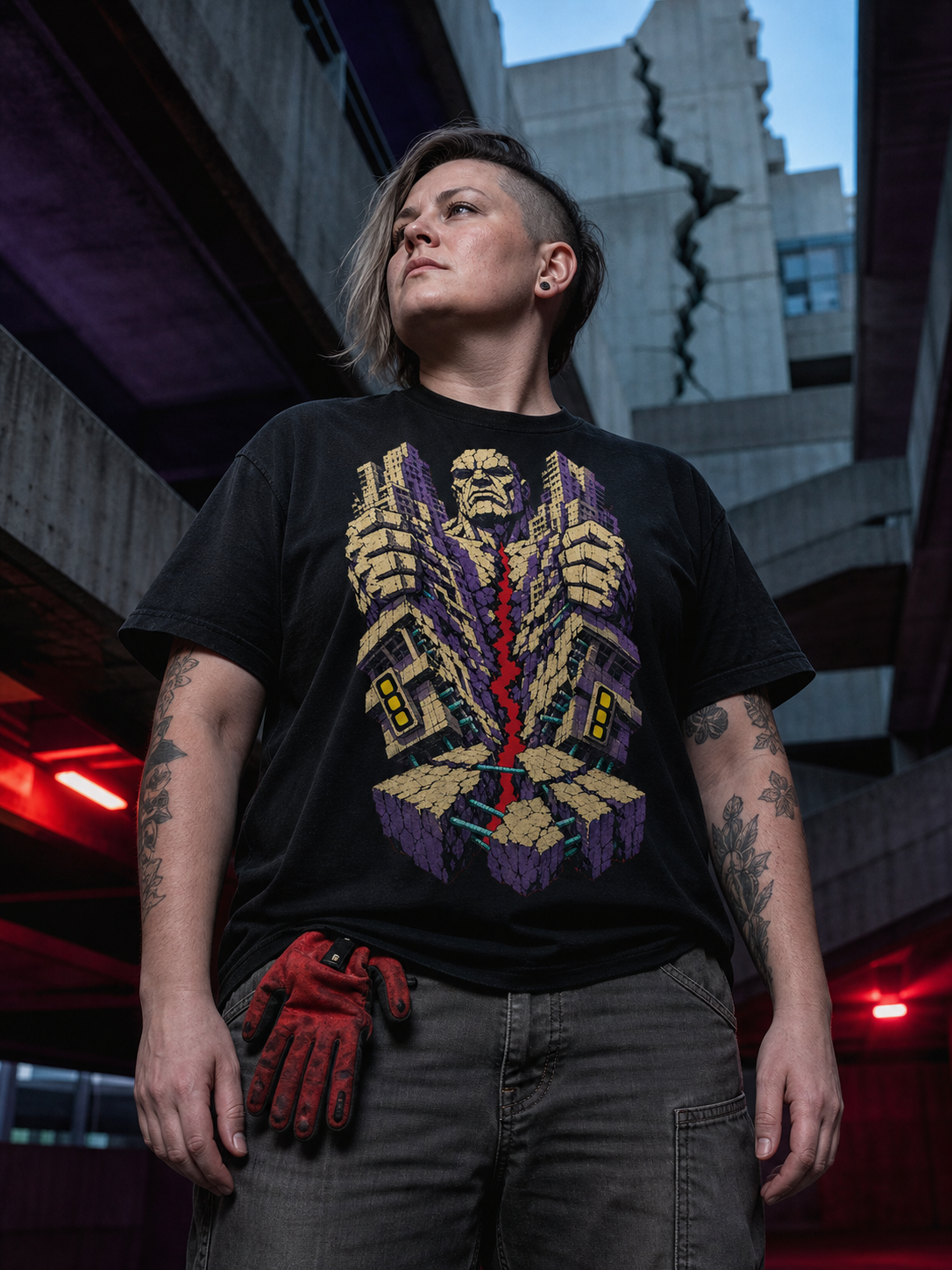 Earthquake Citybreaker VHS Horror Graphic Tee
