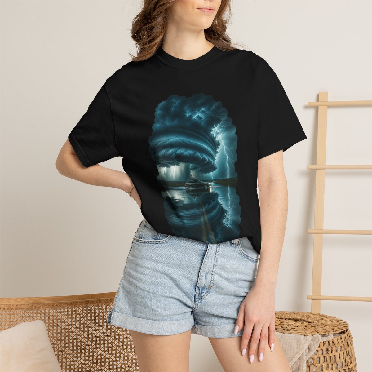 Flooded Road Rotation Storm Chaser Graphic Tee