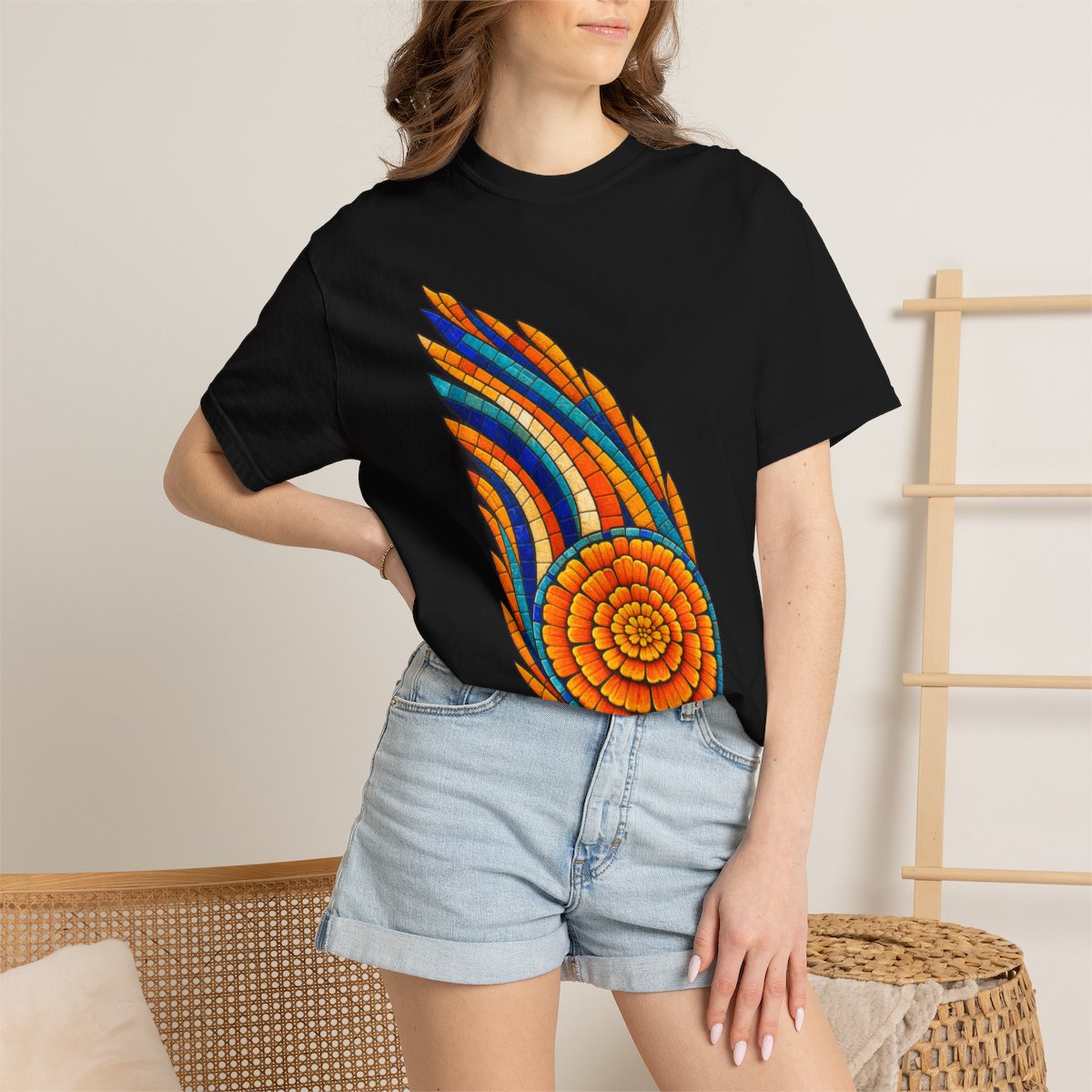 Marigold Meteor Mosaic Graphic Tee