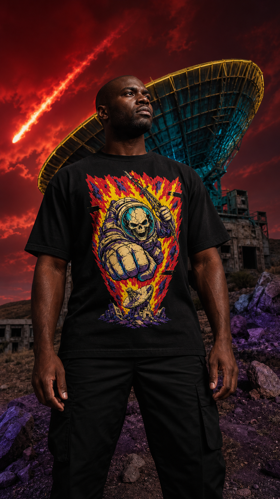 Meteor Revenant VHS Horror Graphic Tee
