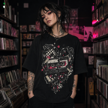 Midnight Mixtape Broken Heart Heavy Oversized Emo Tee