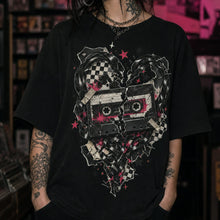 Midnight Mixtape Broken Heart Heavy Oversized Emo Tee