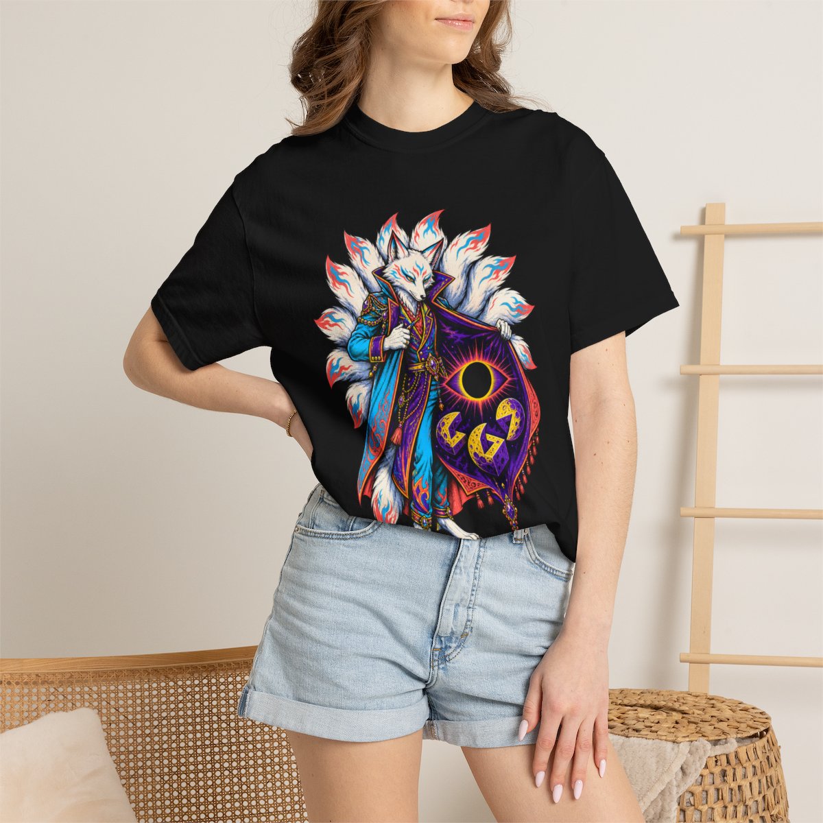 Mirage Fox Illusionist Cosmic Sideshow Graphic Tee