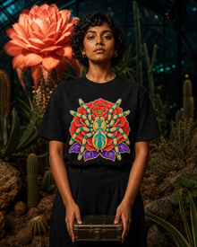 Desert Rose Tarantula Embroidered Western Graphic Tee