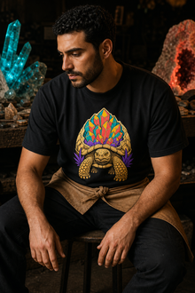 Geode Tortoise Embroidered Western Graphic Tee