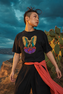 Prickly Pear Vulture Embroidered Western Graphic Tee