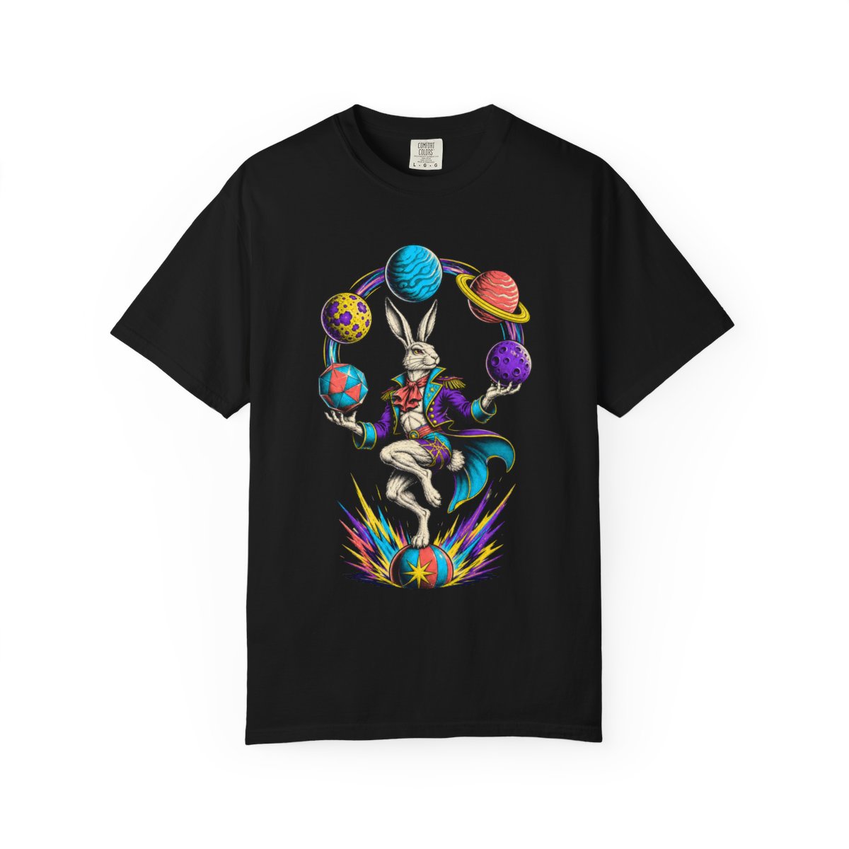 Orbit Hare Juggler Cosmic Sideshow Graphic Tee