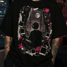 Rain Room After Midnight Heavy Oversized Emo Tee