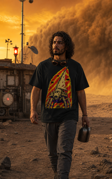 Sandstorm Caravan VHS Horror Graphic Tee