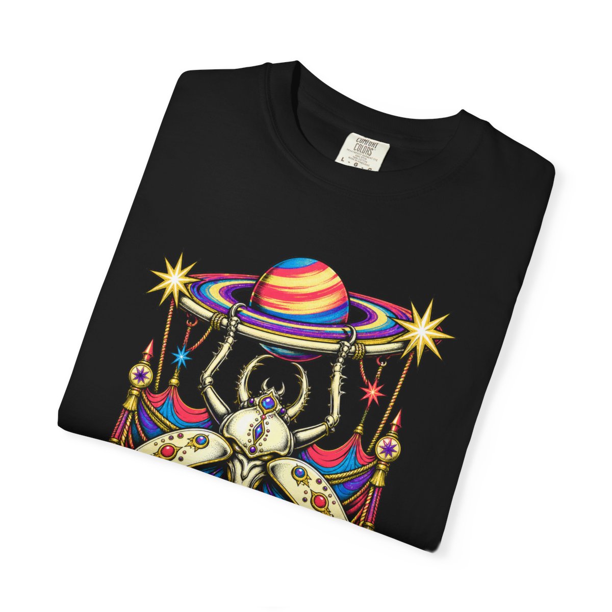 Saturn Beetle Trapeze Cosmic Sideshow Graphic Tee